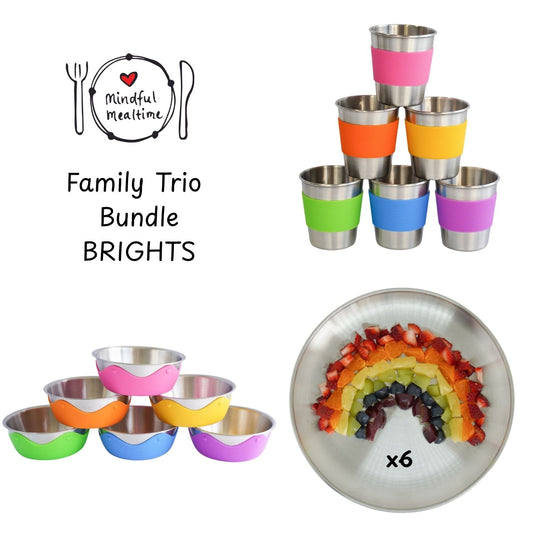 Family Trio 18pc Bundle BRIGHTS (Save 20%)