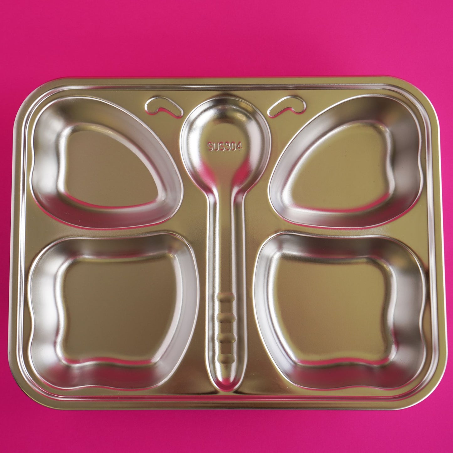Kids Stainless Steel Mealtime Essentials Set + 2 Section Plates (Save 15%)