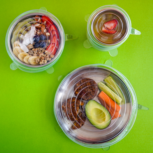 3 piece Silicone cover set to fit our Cup, Bowl & Round plate