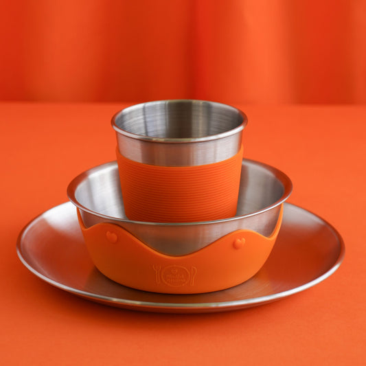 Kids Stainless Steel Mealtime Starter Set (Save 10%)