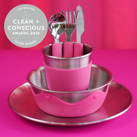 Kids Stainless Steel Mealtime Essentials Set (Save 10%)