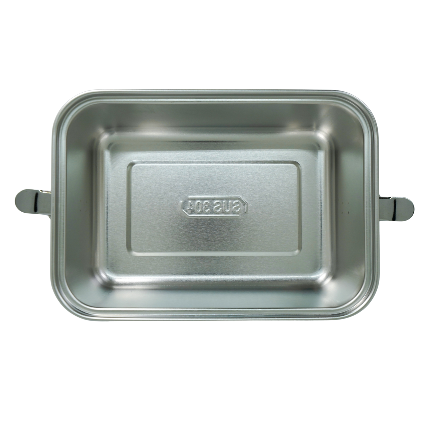 Stainless Steel Double Layer 1800ml Lunchbox with Handles