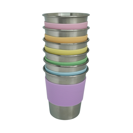 Rainbow Cup Set of 6 PASTELS (Save 20%)
