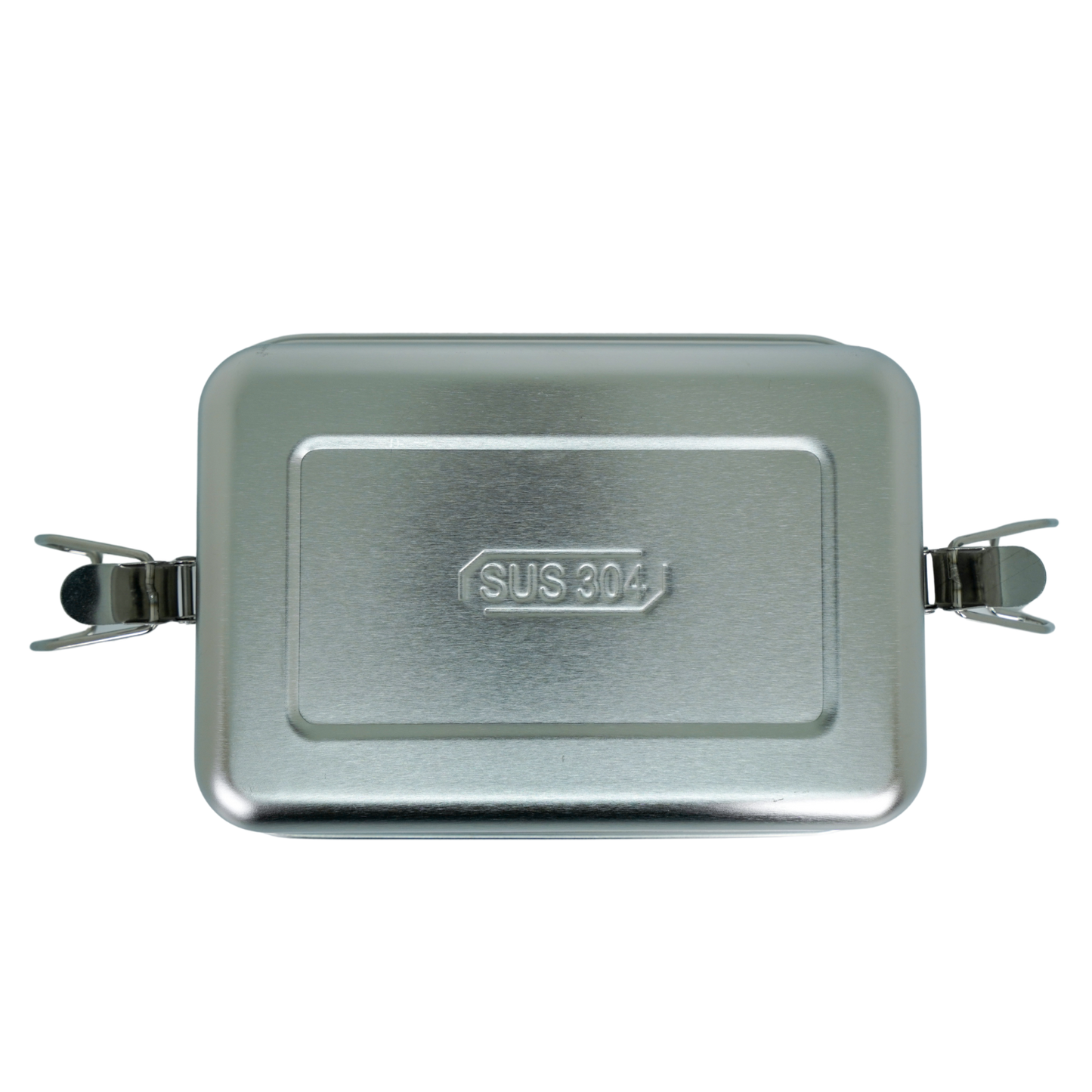 Stainless Steel Double Layer 1800ml Lunchbox with Handles