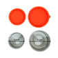 2pc Stainless Steel Round Lunchbox Containers