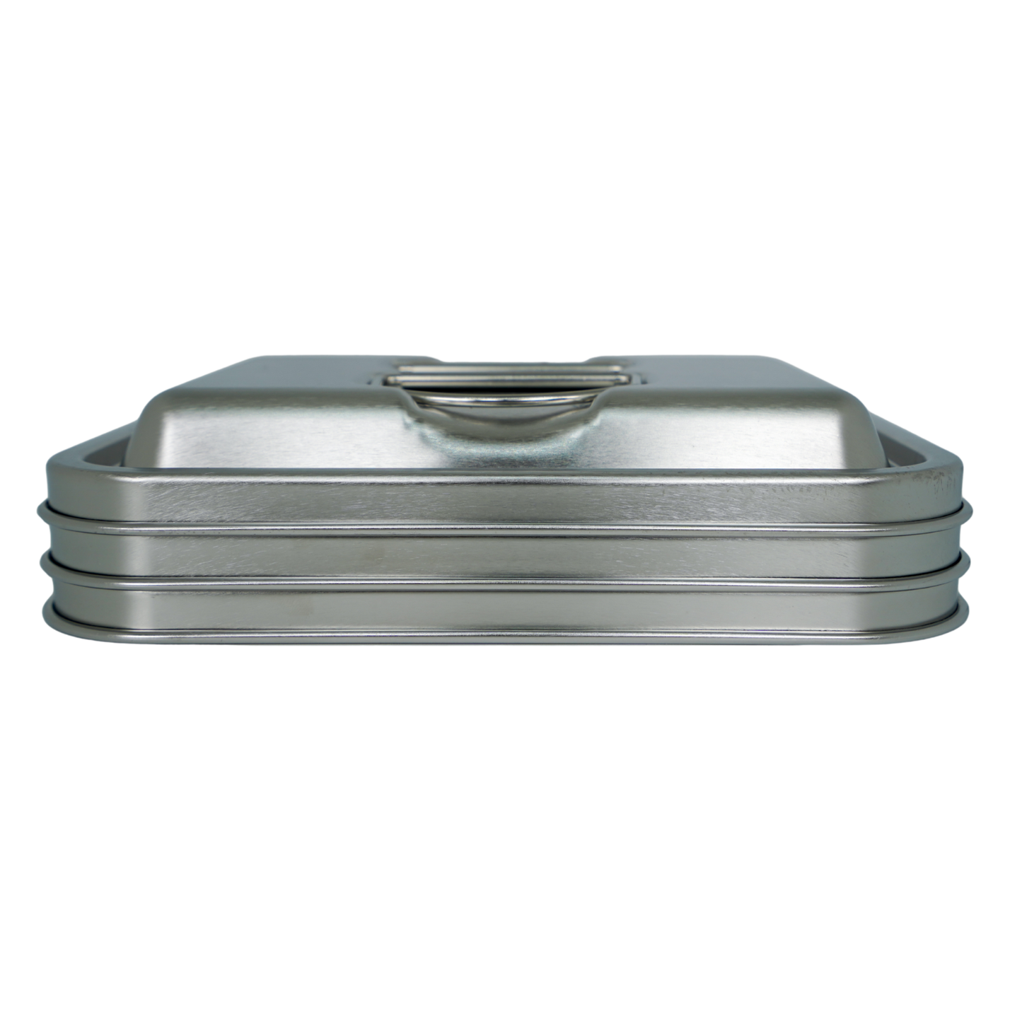 Stainless Steel Double Layer 1800ml Lunchbox with Handles