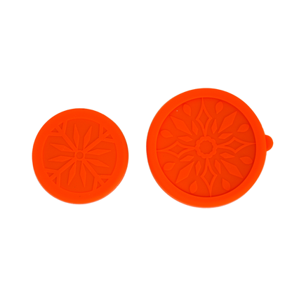 2pc Stainless Steel Round Lunchbox Containers