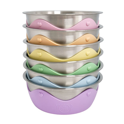 Kids Stainless Steel Bowl PASTELS