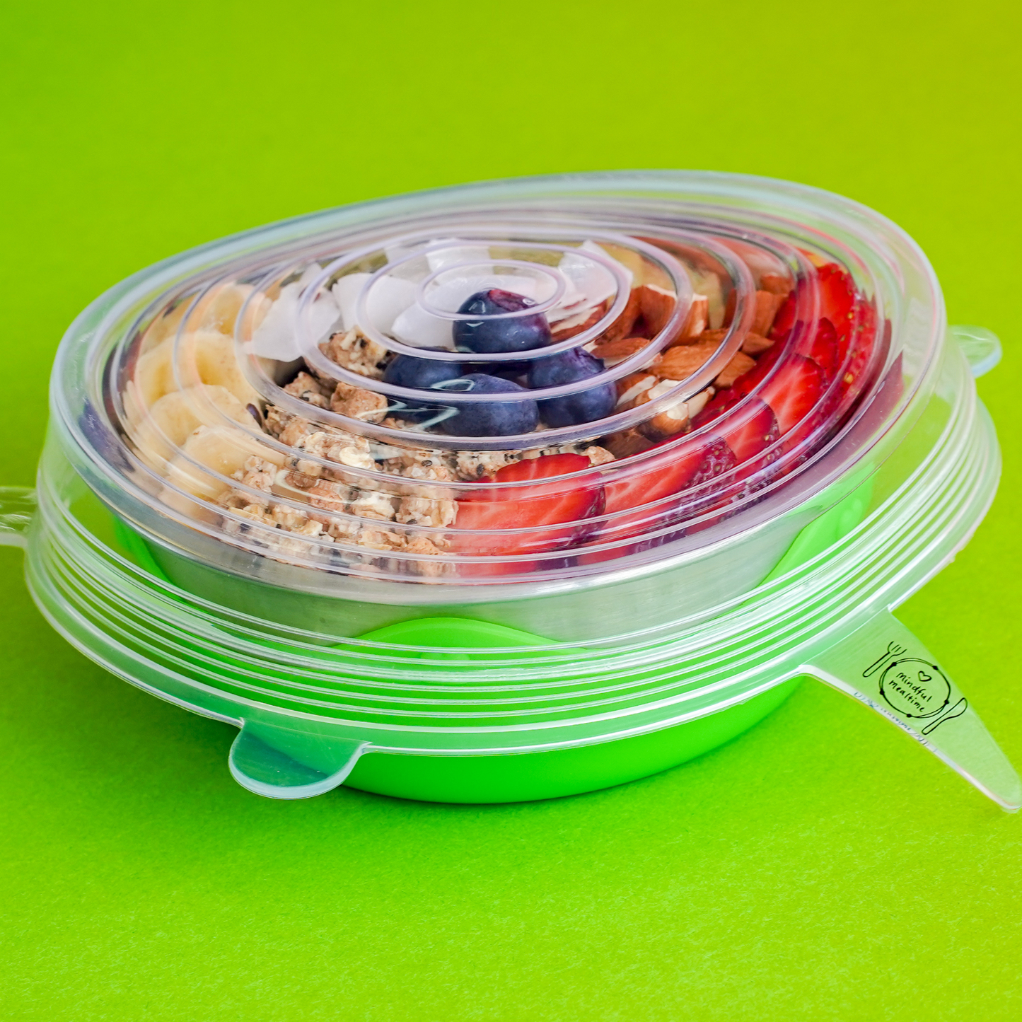 3 piece Silicone cover set to fit our Cup, Bowl & Round plate