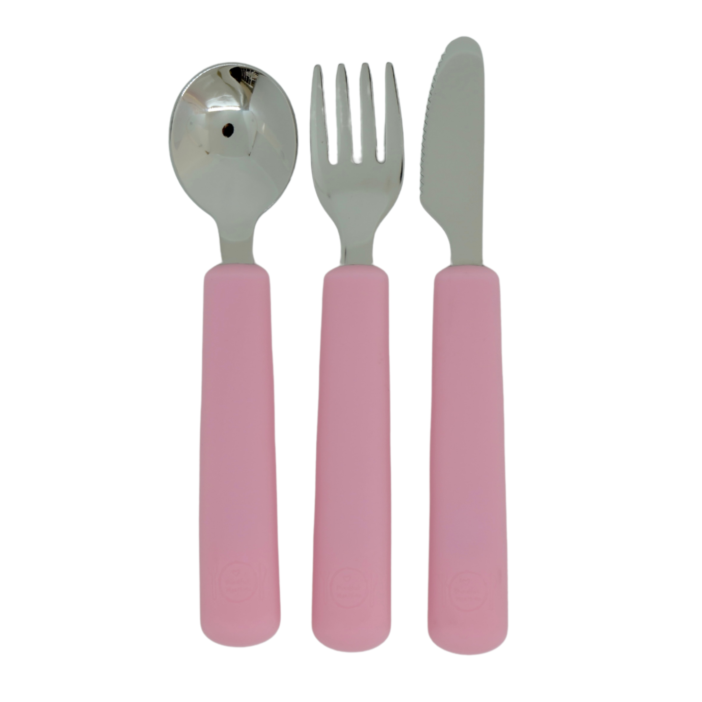 3pc Kids Stainless Steel Cutlery Set PASTELS