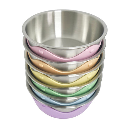 Kids Stainless Steel Bowl PASTELS