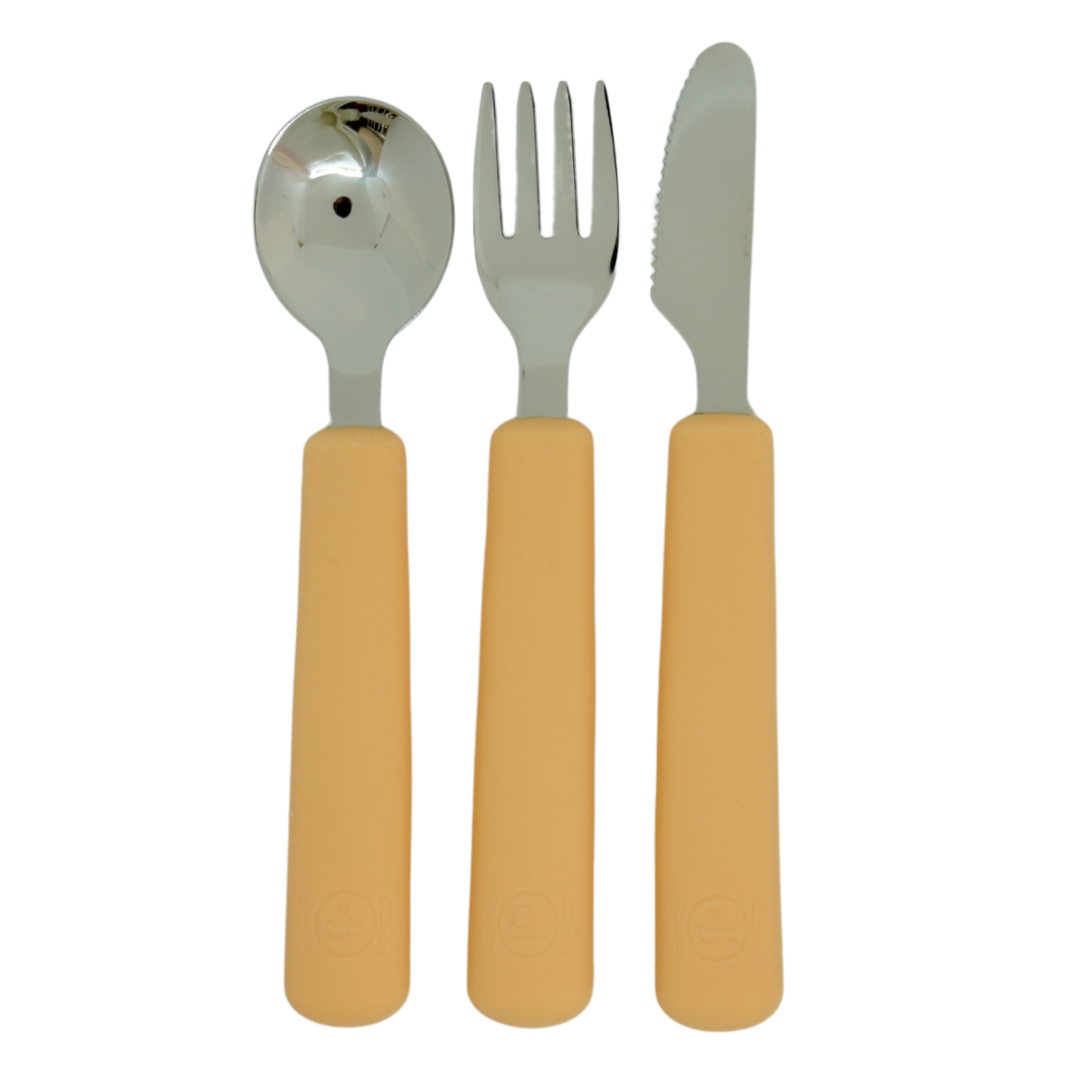 3pc Kids Stainless Steel Cutlery Set PASTELS