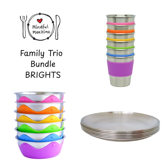 Family Trio 18pc Bundle BRIGHTS (Save 20%)