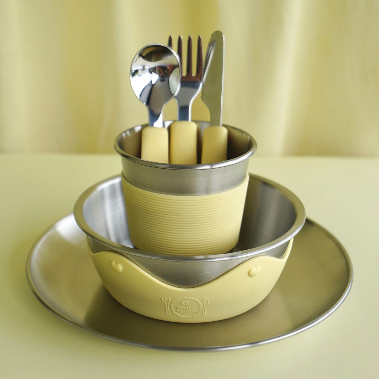 Kids Stainless Steel Mealtime Essentials Set PASTELS (Save 10%)