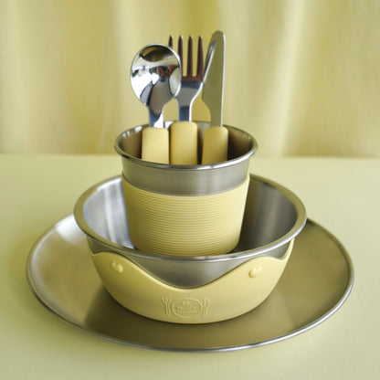 Kids Stainless Steel Mealtime Essentials Set PASTELS (Save 10%)