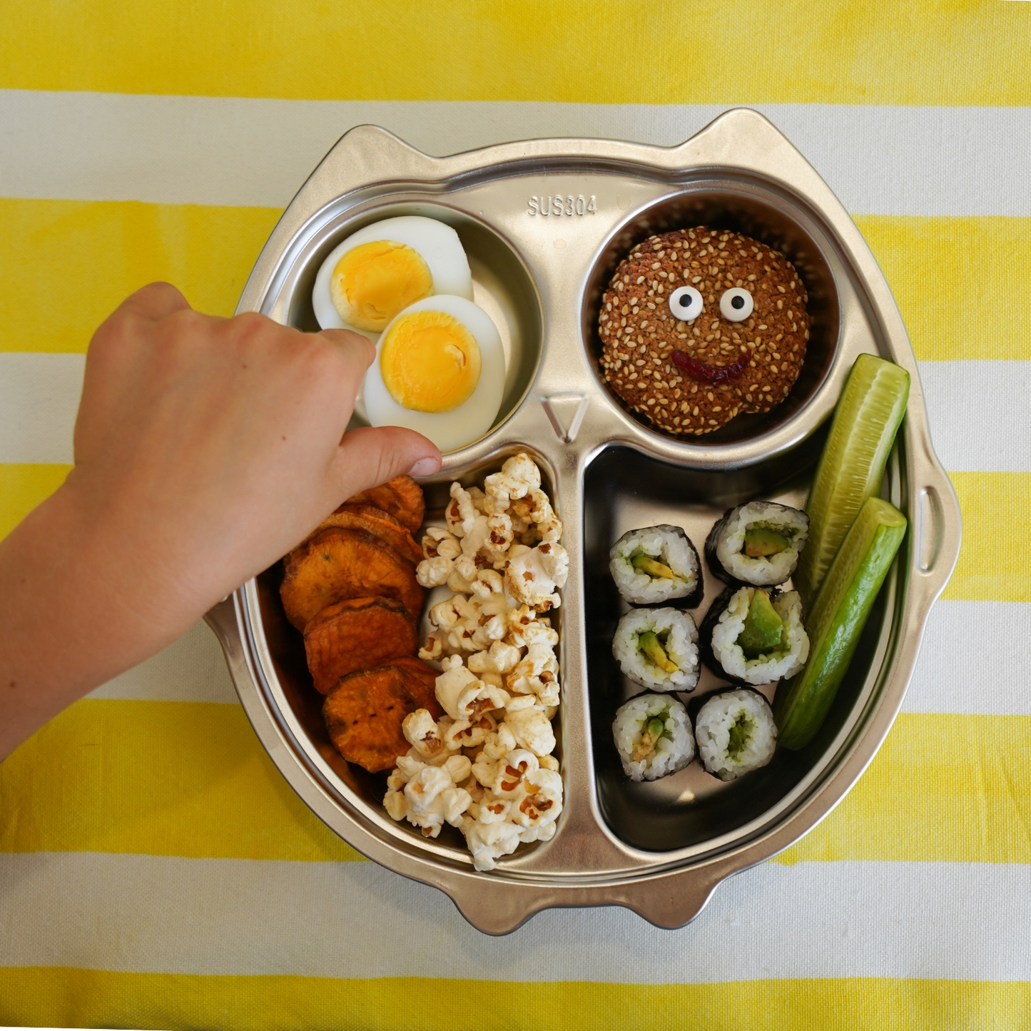 Stainless Steel Owl Section Plate (20% off)