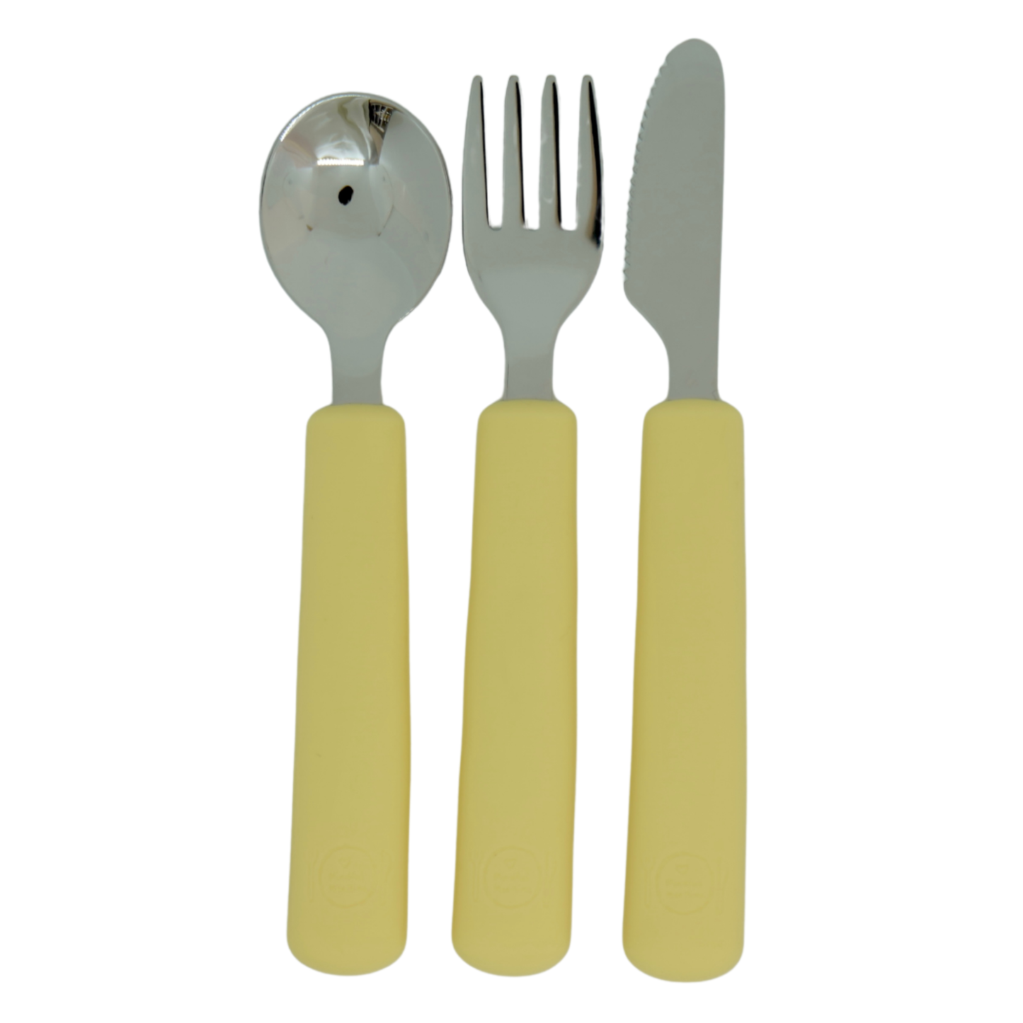 3pc Kids Stainless Steel Cutlery Set PASTELS
