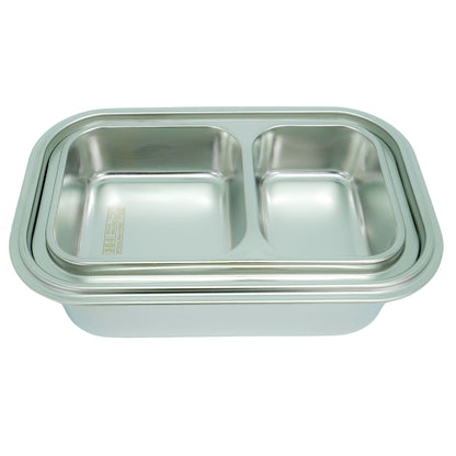 Stainless Steel Double Layer 1500ml Lunchbox