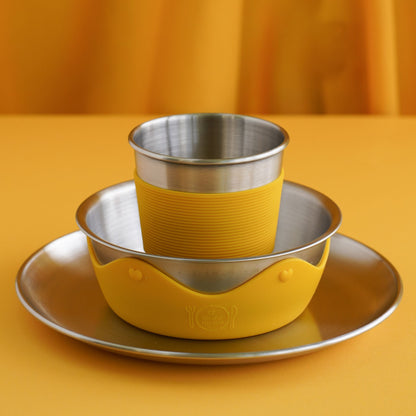 Kids Stainless Steel Mealtime Starter Set (Save 20%)