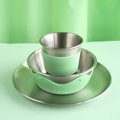 Kids Stainless Steel Mealtime Starter Set PASTELS (Save 10%)