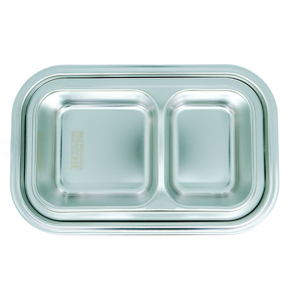 Stainless Steel Double Layer 1500ml Lunchbox