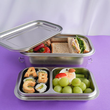Stainless Steel Double Layer 1500ml Lunchbox