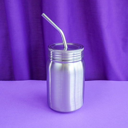 Stainless Steel Double Walled Smoothie Cup 500ml