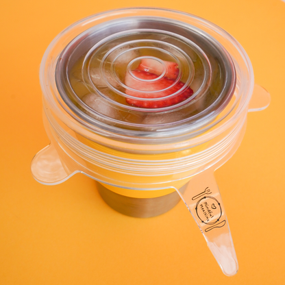 3 piece Silicone cover set to fit our Cup, Bowl & Round plate