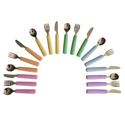 Rainbow Cutlery Bundle of 6 PASTELS (Save 20%)