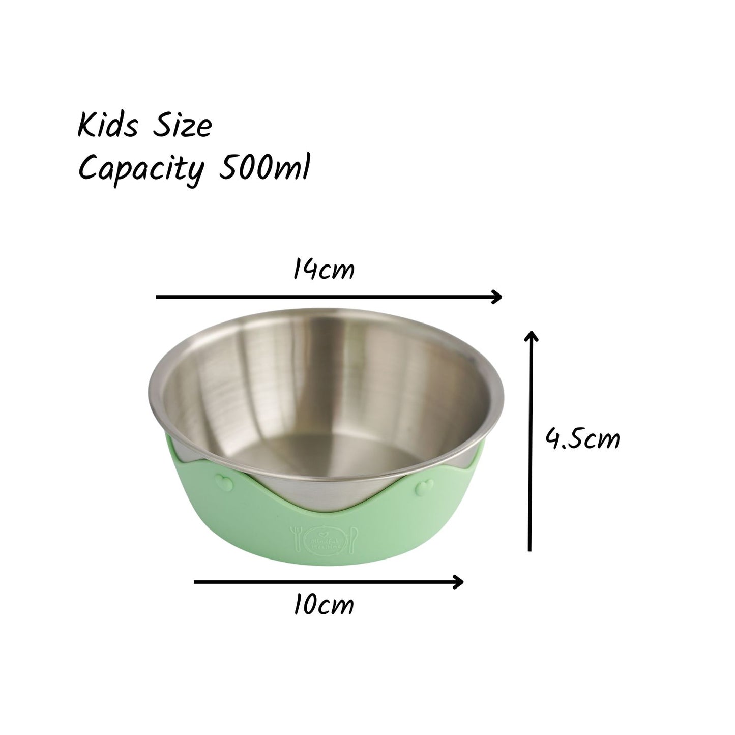Kids Stainless Steel Bowl PASTELS