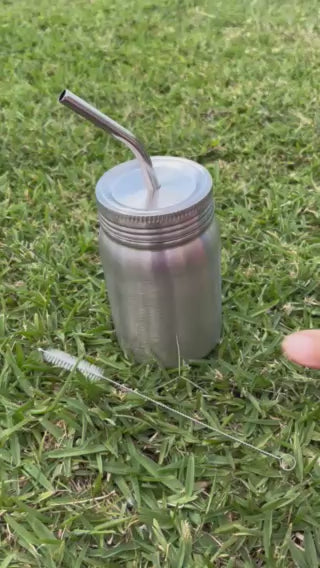 Stainless Steel Double Walled Smoothie Cup 500ml (20% off)