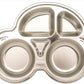 Stainless Steel Car Section Plate Mindful Mealtime